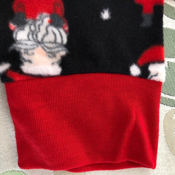 JAMMIES FOR YOUR FAMILIES SIZE L MEN'S 2 PIECES SLEEP SET SANTA GRAPHIC BLACK 94 - Picture 12 of 12
